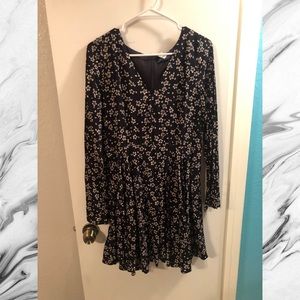 Floral Little Black dress